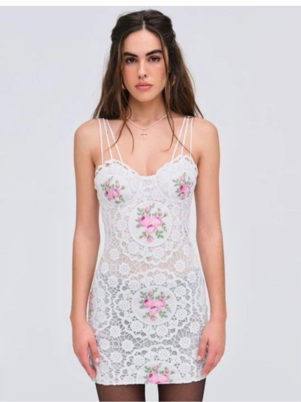 Bordeaux dress from For Love and Lemons. 